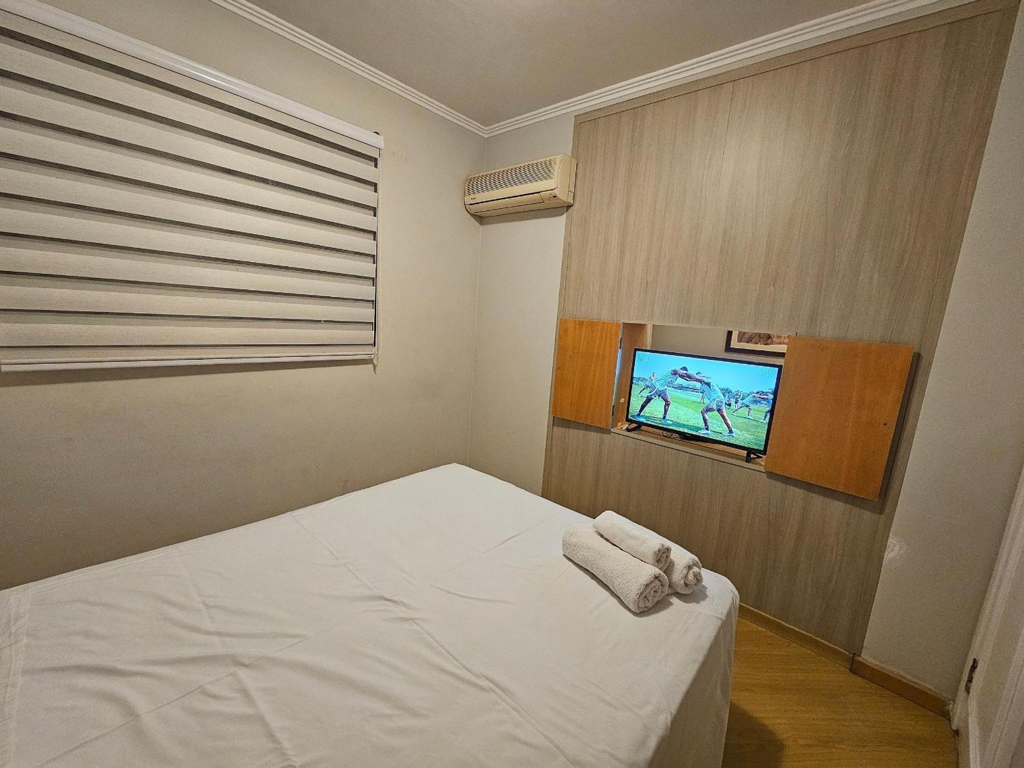 Flat Apart/Hotel Com Uma Suite E Cozinha Completa Sao Paulo Bagian luar foto