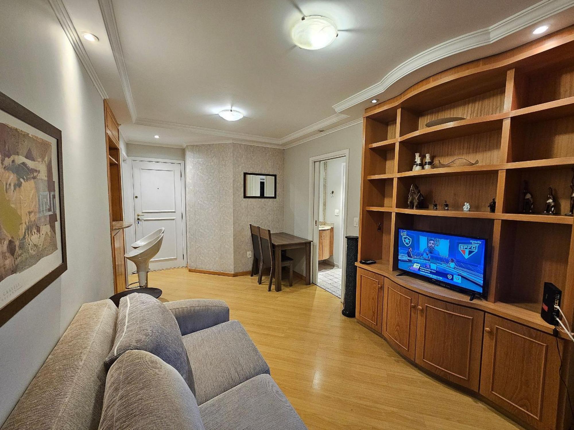 Flat Apart/Hotel Com Uma Suite E Cozinha Completa Sao Paulo Bagian luar foto