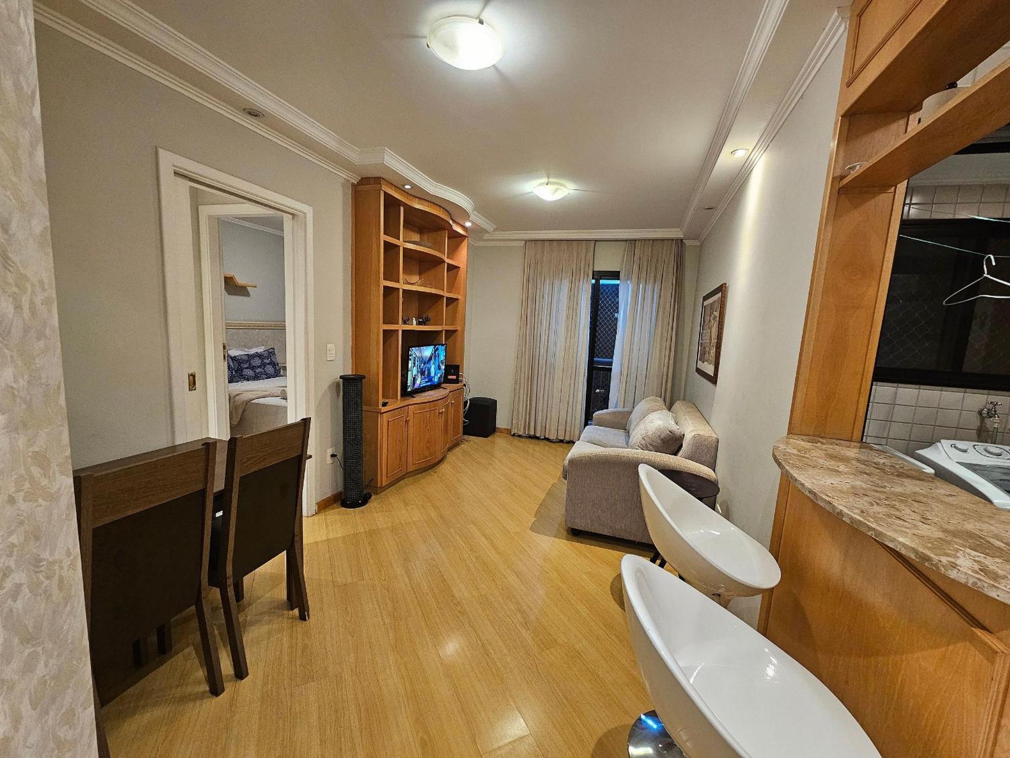 Flat Apart/Hotel Com Uma Suite E Cozinha Completa Sao Paulo Bagian luar foto