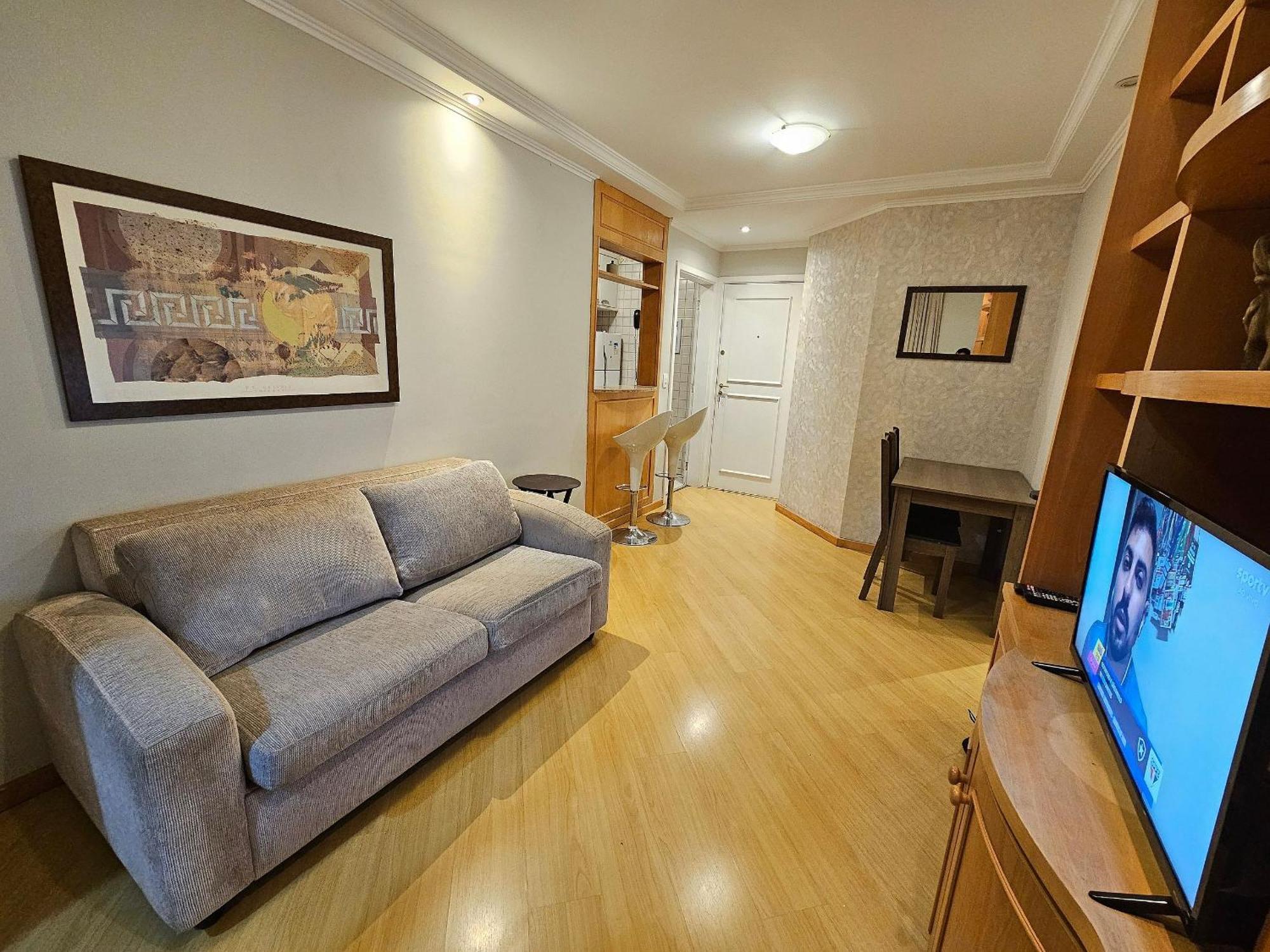 Flat Apart/Hotel Com Uma Suite E Cozinha Completa Sao Paulo Bagian luar foto