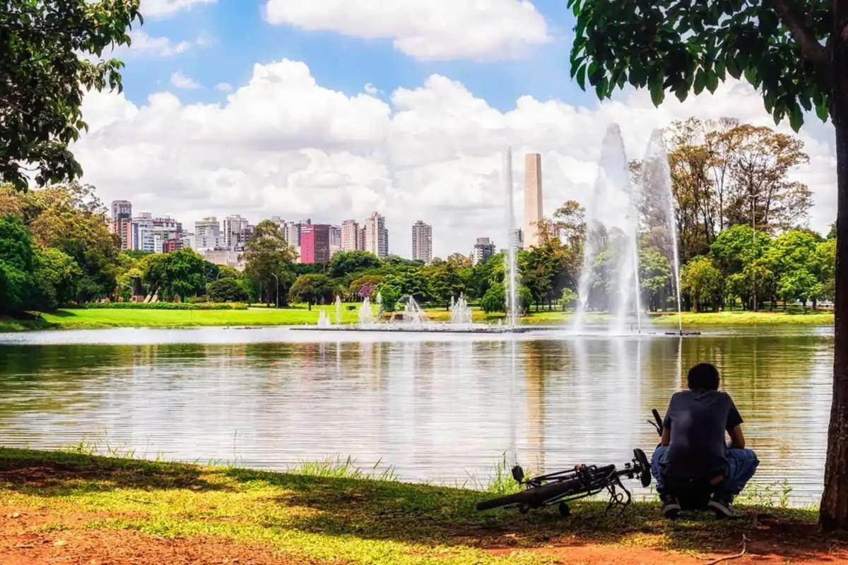 Flat Apart/Hotel Com Uma Suite E Cozinha Completa Sao Paulo Bagian luar foto